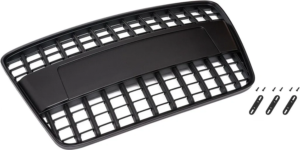 Réparer Calandre Cassée Audi Q7 4L avec Grille Sport Noir Mat 2005-2009