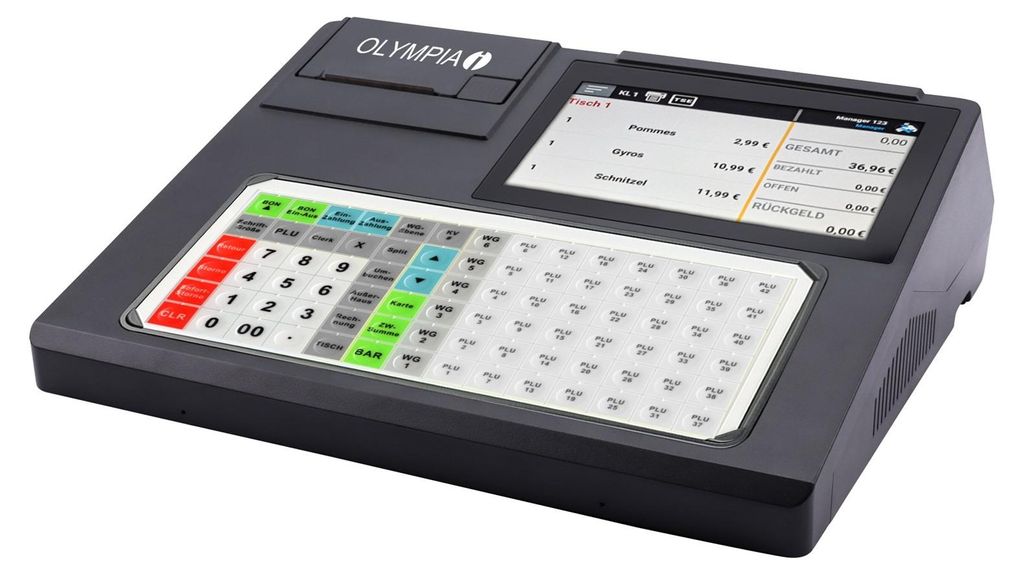 Olympia K200 PLUS, Přímý tepelný, 80 mm, LED, 17,8 cm (7"), Obrázek produktu 