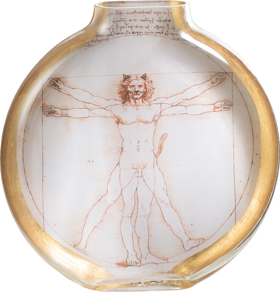Vase Artistique pour Grandes Compositions Homme de Vitruve J-Line 45cm