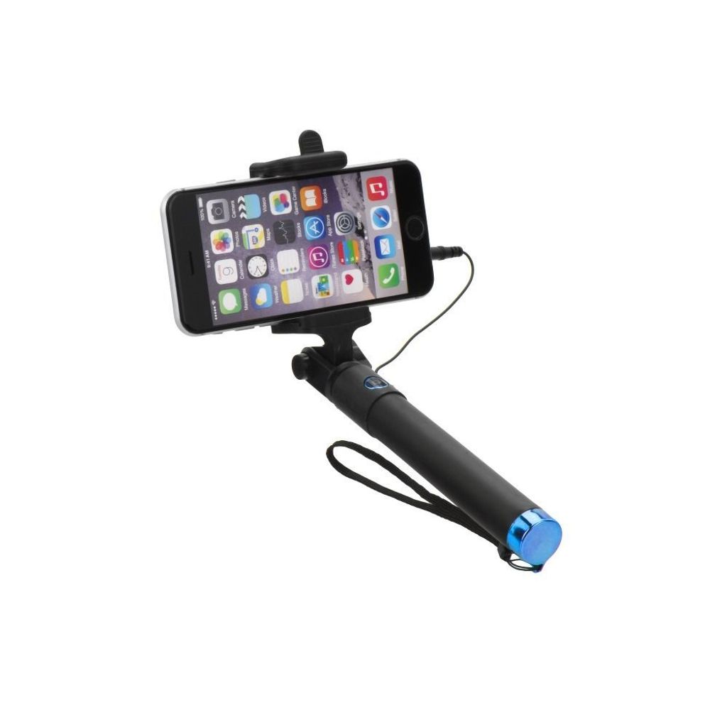 Universal Halterung passend für Handy und Kamera (selfie set) - Blau