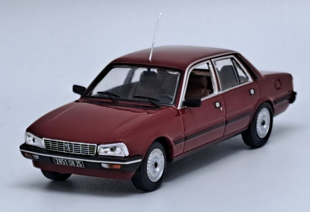 PEUGEOT 505 SRD Turbo 1983 Bordeaux - PEUGEOT 505 SRD Turbo 1983 Bordeaux, ODE165, Maßstab1/43, ODEON