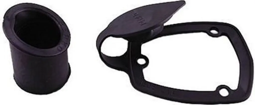 Perko Capuchon de Porte-Canne et Kit d'Étanchéité Argent One Size