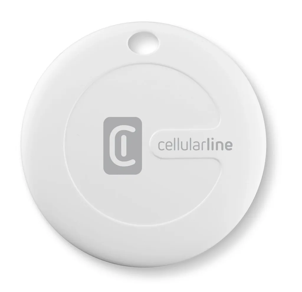 Traqueur Finder IP67 Blanc Cellularline - Localisation Apple Longue Durée