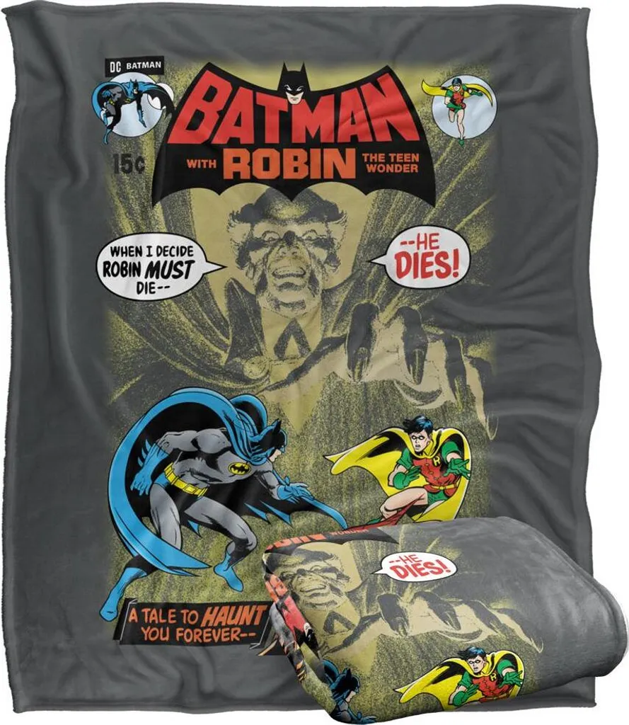 Plaid Batman Couverture de Bande Dessinée Multicolore TV18410 Douillet