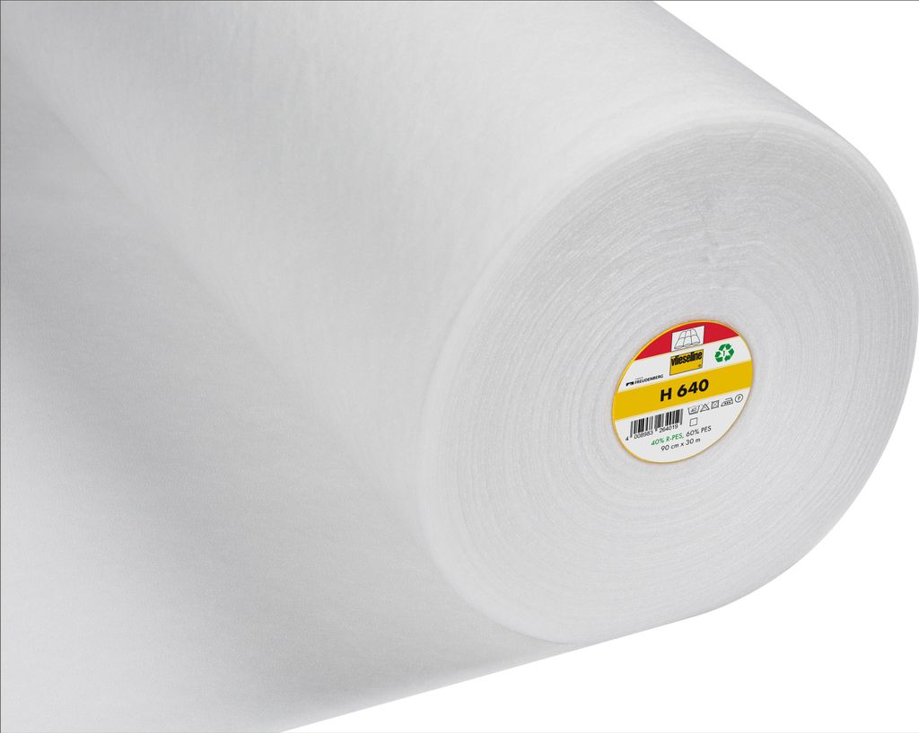 Vlieseline H 640 - Volumenvlies, weiß, 90 cm breit, 131 g/m², Meterware