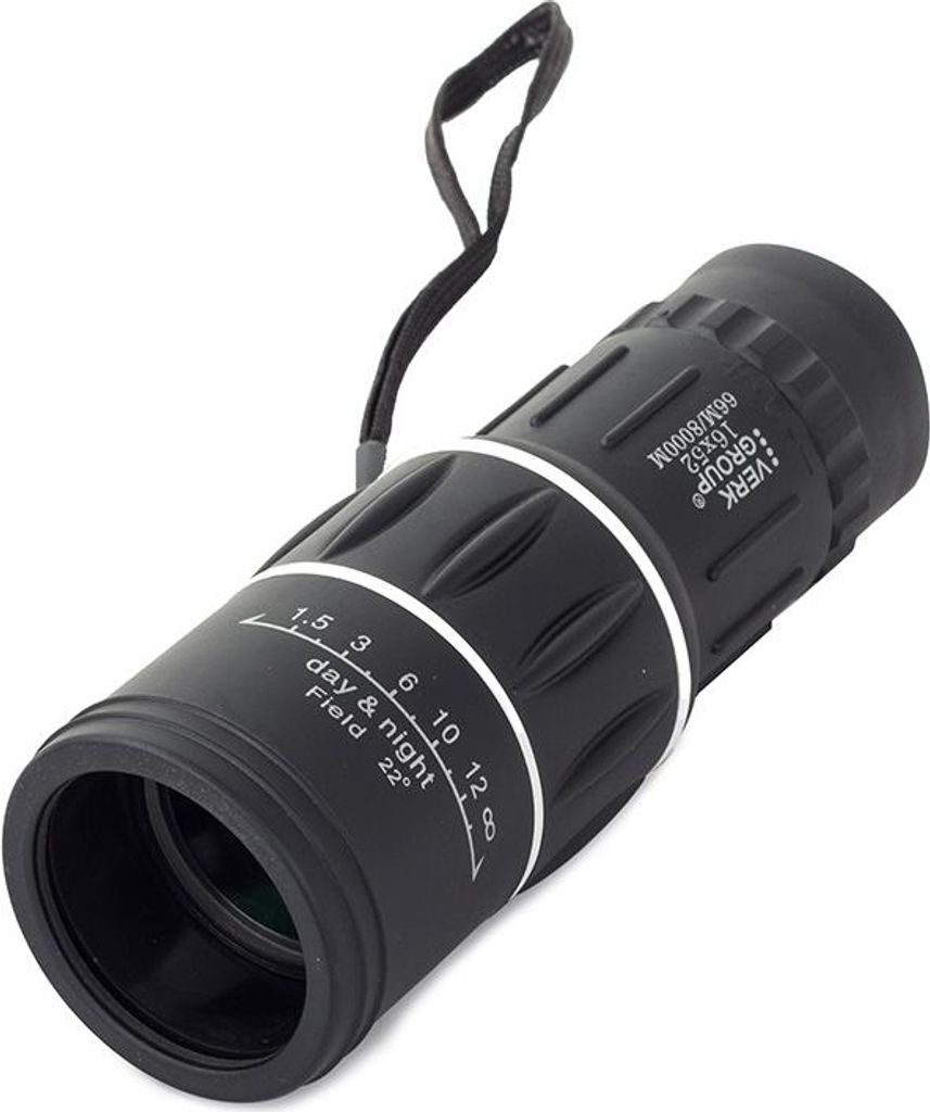 Monokular 16x52 HD BAK-4 Tag/Nacht-Sicht für Outdoor und Naturbeobachtung 15,5 x 5,5 cm