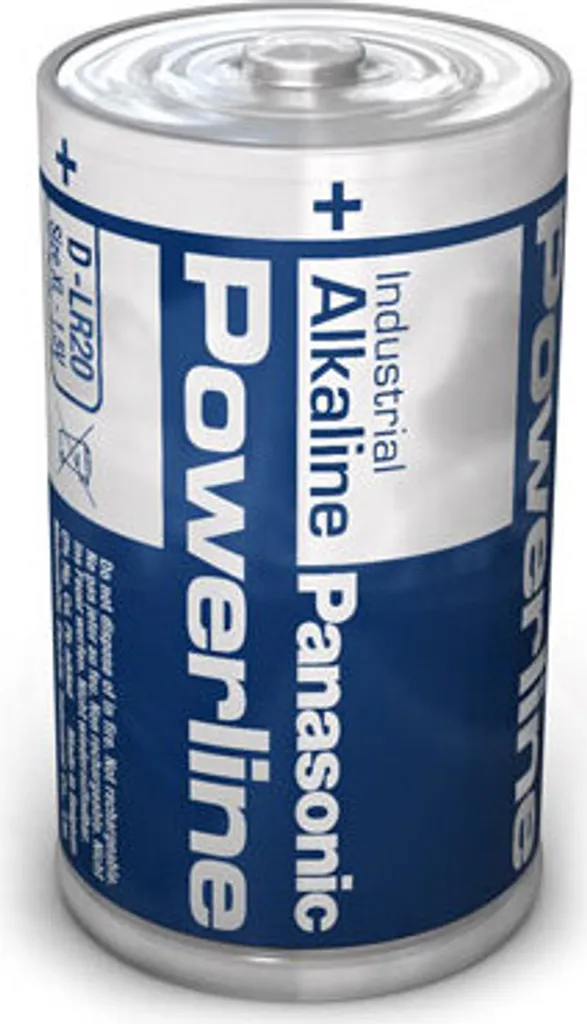Panasonic Powerline LR20 D Mono - 24 Piles Grande Capacité Haute Durée