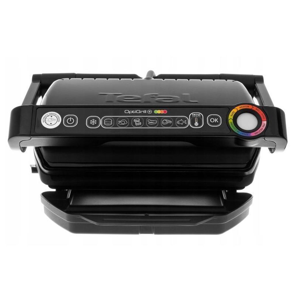 Tefal OptiGrill + GC7128, Čierna, Nerezová oceľ, Obrázok produktu 