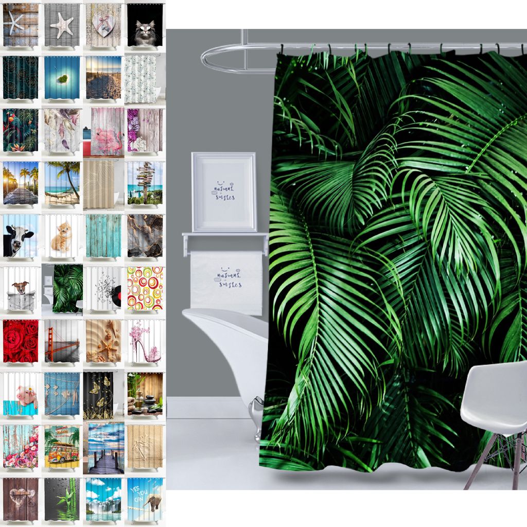 SANILO Duschvorhang Palmdream 180 x 200 cm