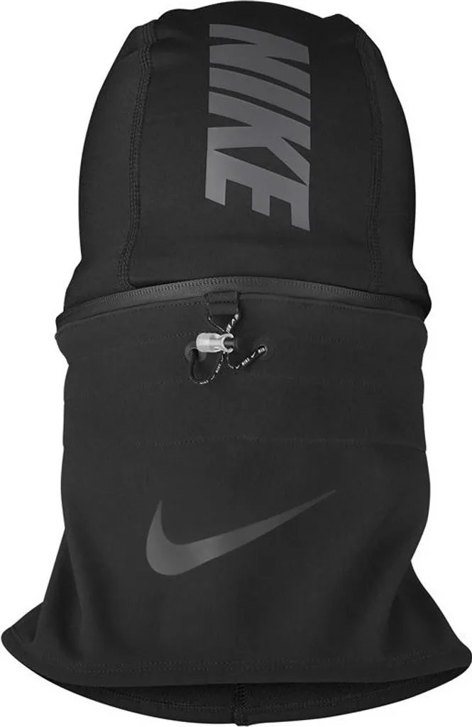 Cagoule Nike Convertible Homme CS1837 Noir et Gris Bonnet de Sport L-XL