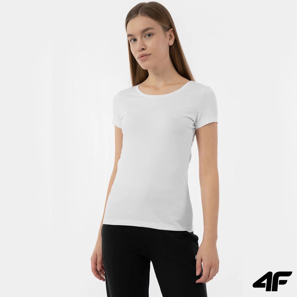 4F T-shirt 4FJSS23TTSHF384 Viola Regular Fit