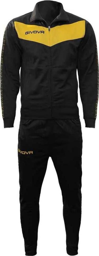 Givova Visa Trainingsanzug Schwarz 4XL Herren Schwarz 4XL
