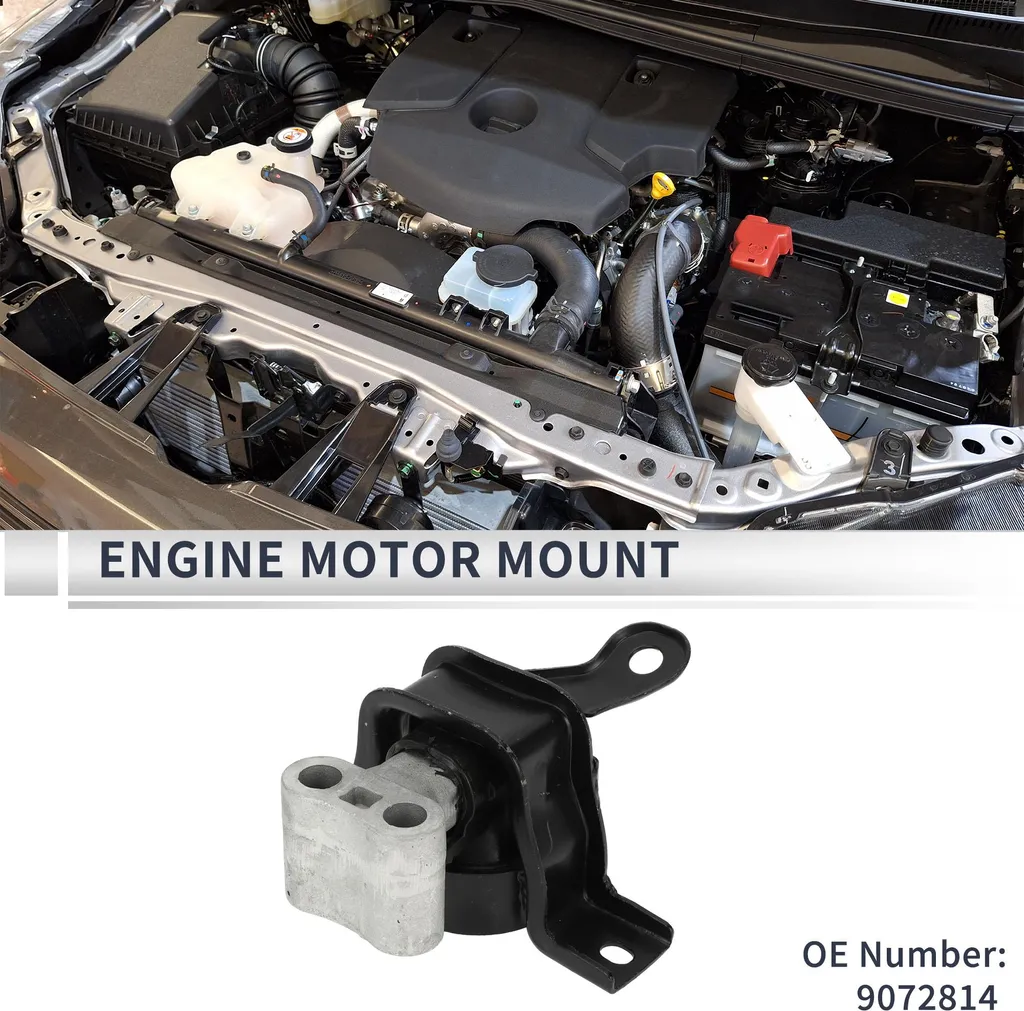 Silent Bloc et Support de Moteur Gauche Chevrolet Métal Noir 9072814