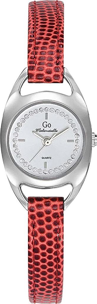 Girl Only Damen Quarz Uhr Rot Lederarmband Mademoiselle Lebensbaum Motiv UGO699489