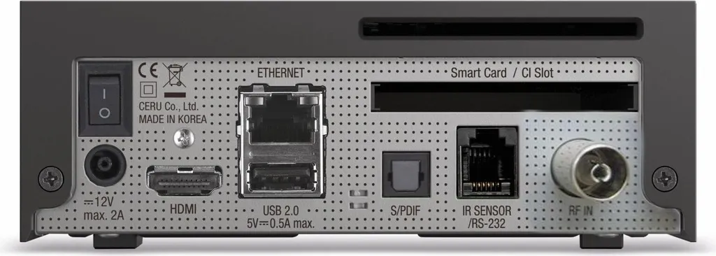 Décodeur TV VU+ ZERO 4K Tuner DVB-C/T2 Récepteur Satellite et TNT Linux UHD - 19