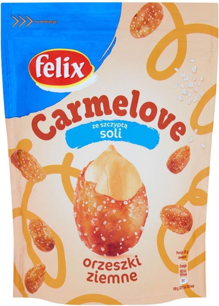 Felix Carmelove Orzeszki Ziemne W Karmelu Ze Szczyptą Soli Zdjęcie produktu 