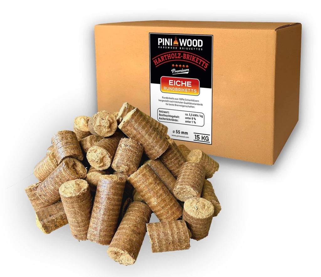 Solidchoice - Bricchetti di legno di quercia al 100% per un Immagine del prodotto 