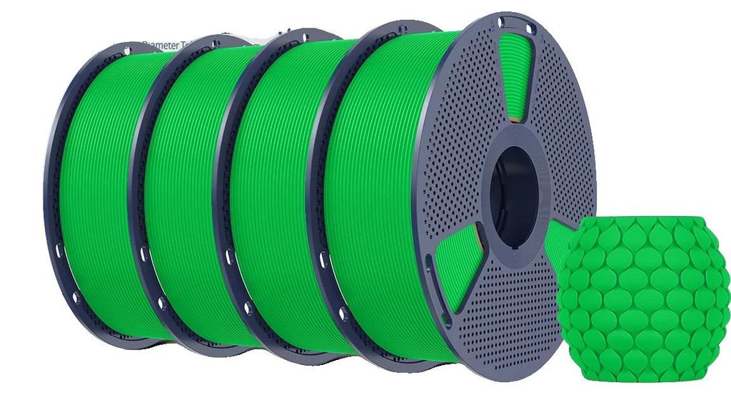 3D-Filament, umweltfreundliches Material, einfach zu drucken, Grün