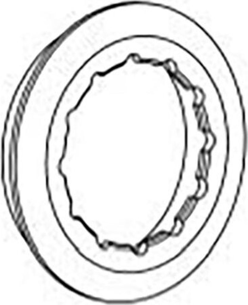 Rotor Cassette Kassetten-sicherungsring Silber 11t Silber 11t