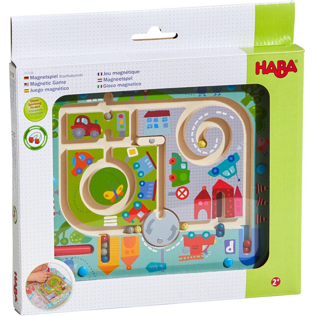 HABA Magnetspiel Stadtlabyrinth, 2 Jahr(e), Metall, Holz, Produktbild 