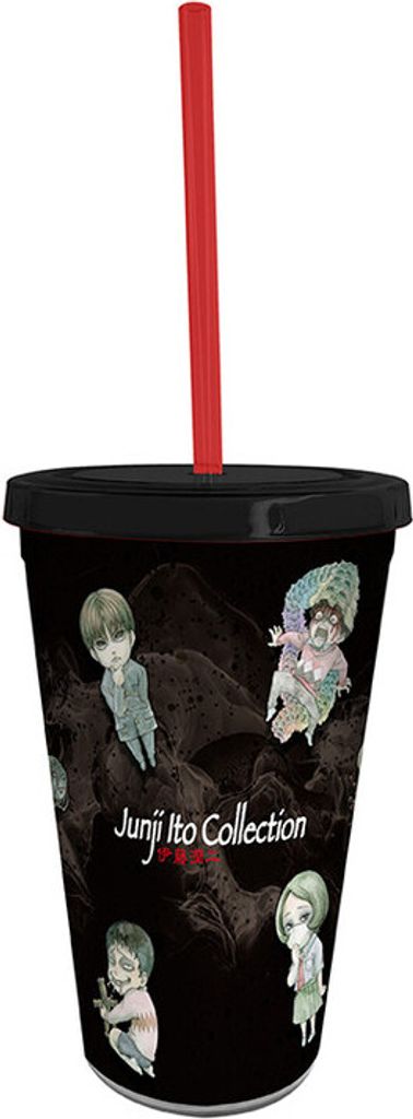 JUNJI ITO - Tumbler with straw - 470ml - Chibi Art