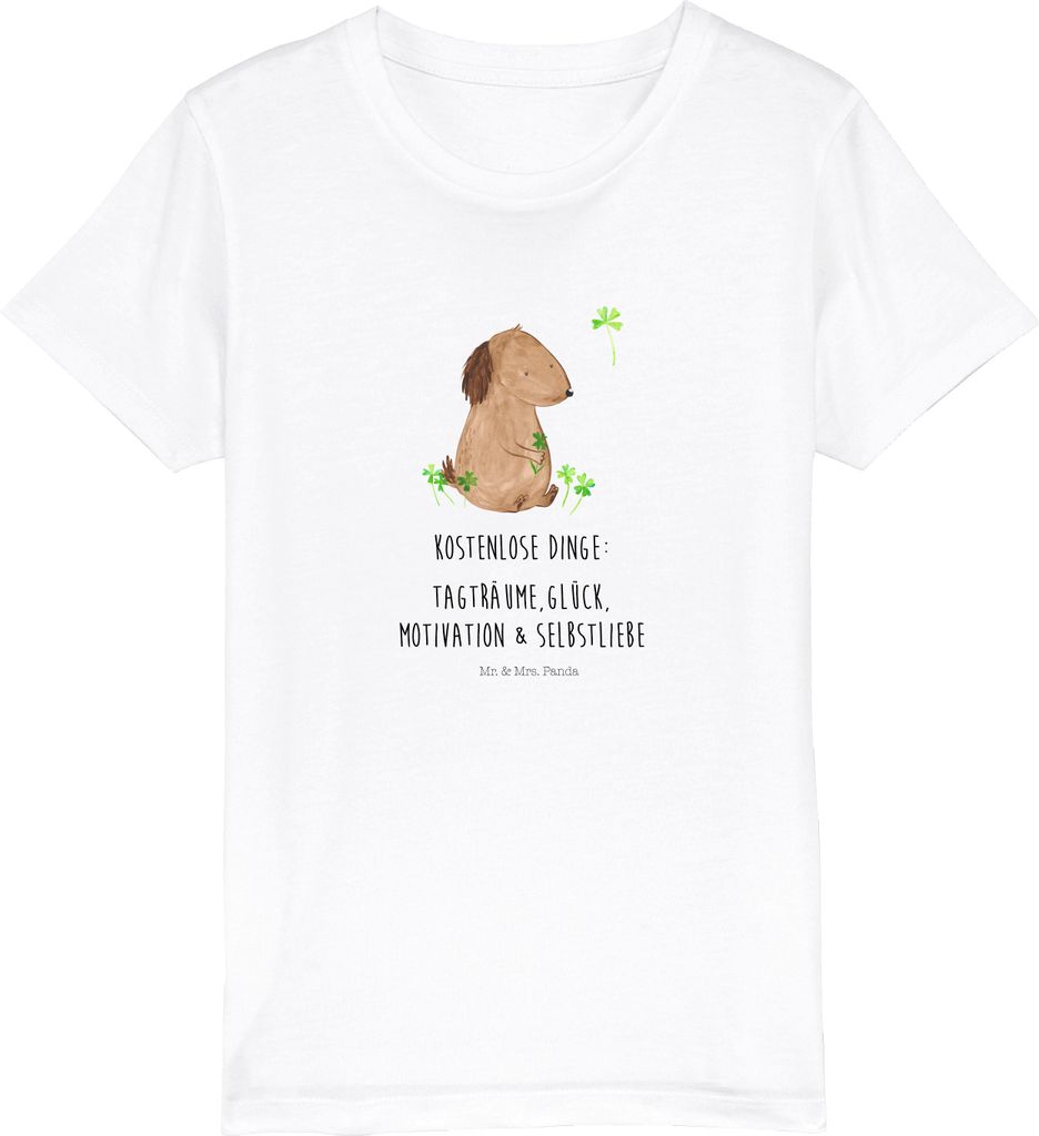 Mr. & Mrs. Panda Kleinkinder T-Shirt Hund Kleeblatt 7-8 Produktbild 