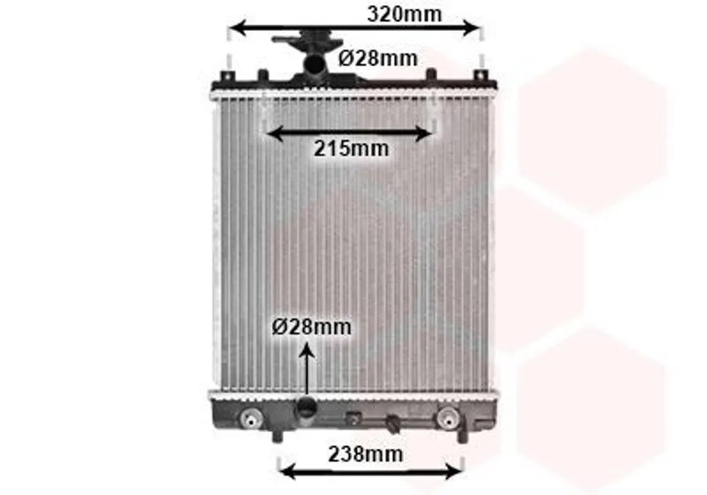 Radiateur moteur Suzuki Ignis II et Wagon R+ pour entretien circuit eau