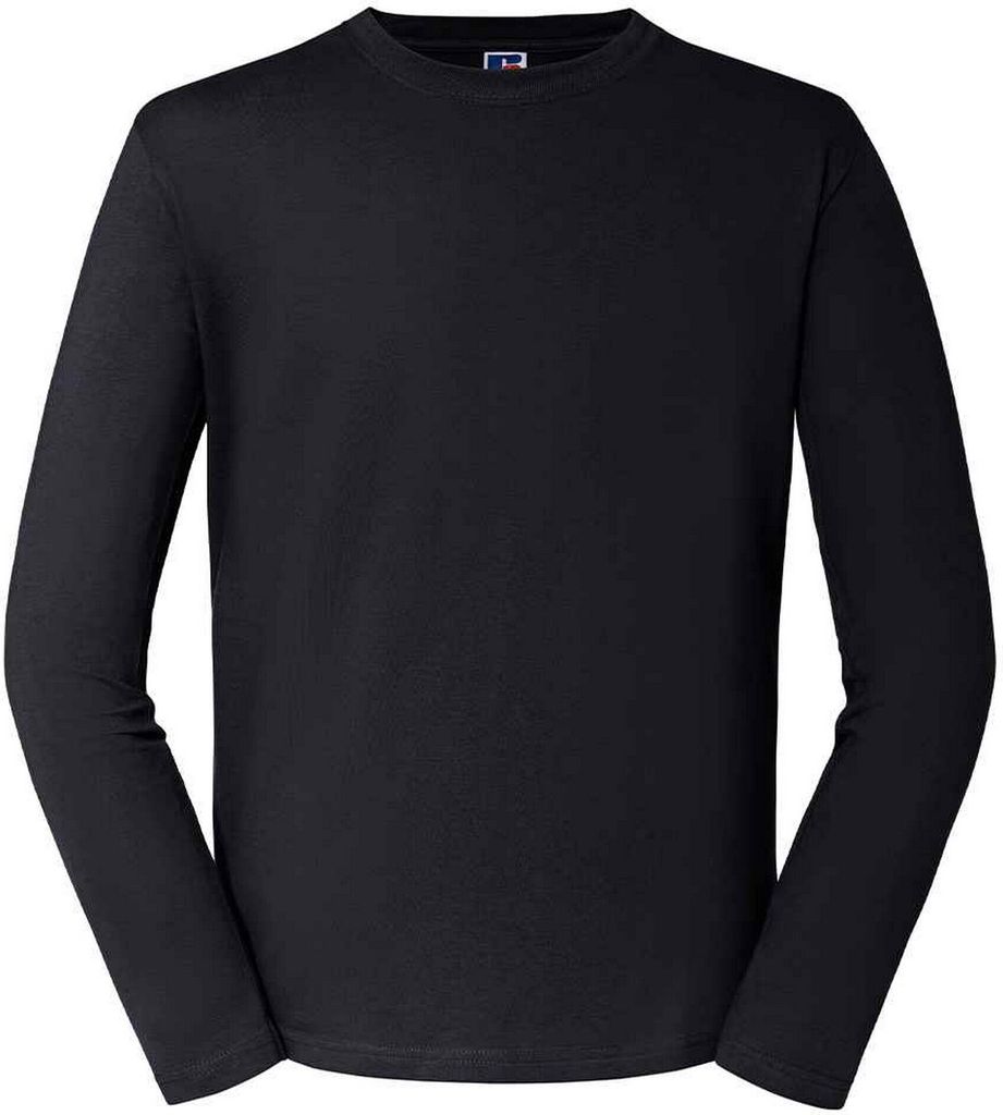 Russell - "Classic" T-Shirt für Herren/Damen Uni Langärmlig PC5393 (XL) (Schwarz)