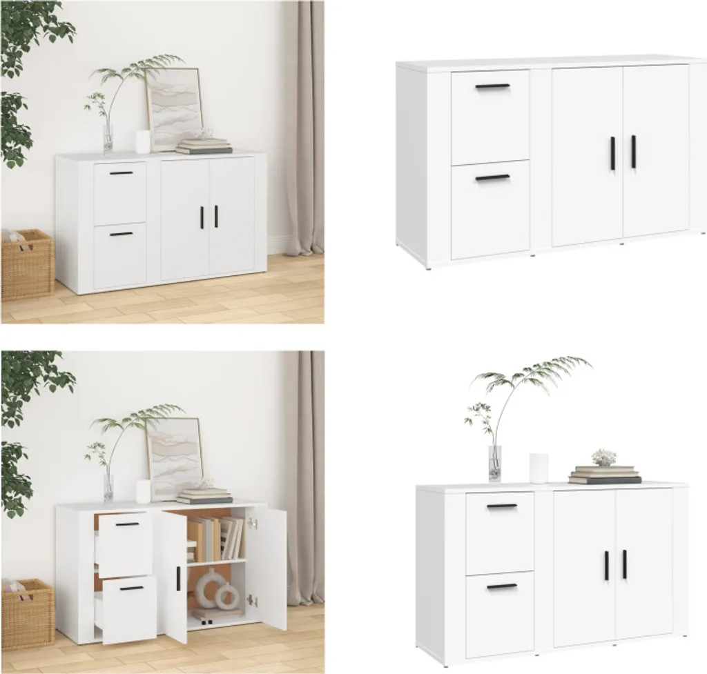 Mobile Buffet Bianco 100 cm vidaXL | Armadietto Moderno Minimalista