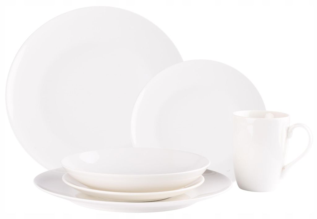 Serwis Porcelanowy 16El 4 Osoby Komplet Zestaw Talerzy Zdjęcie produktu 