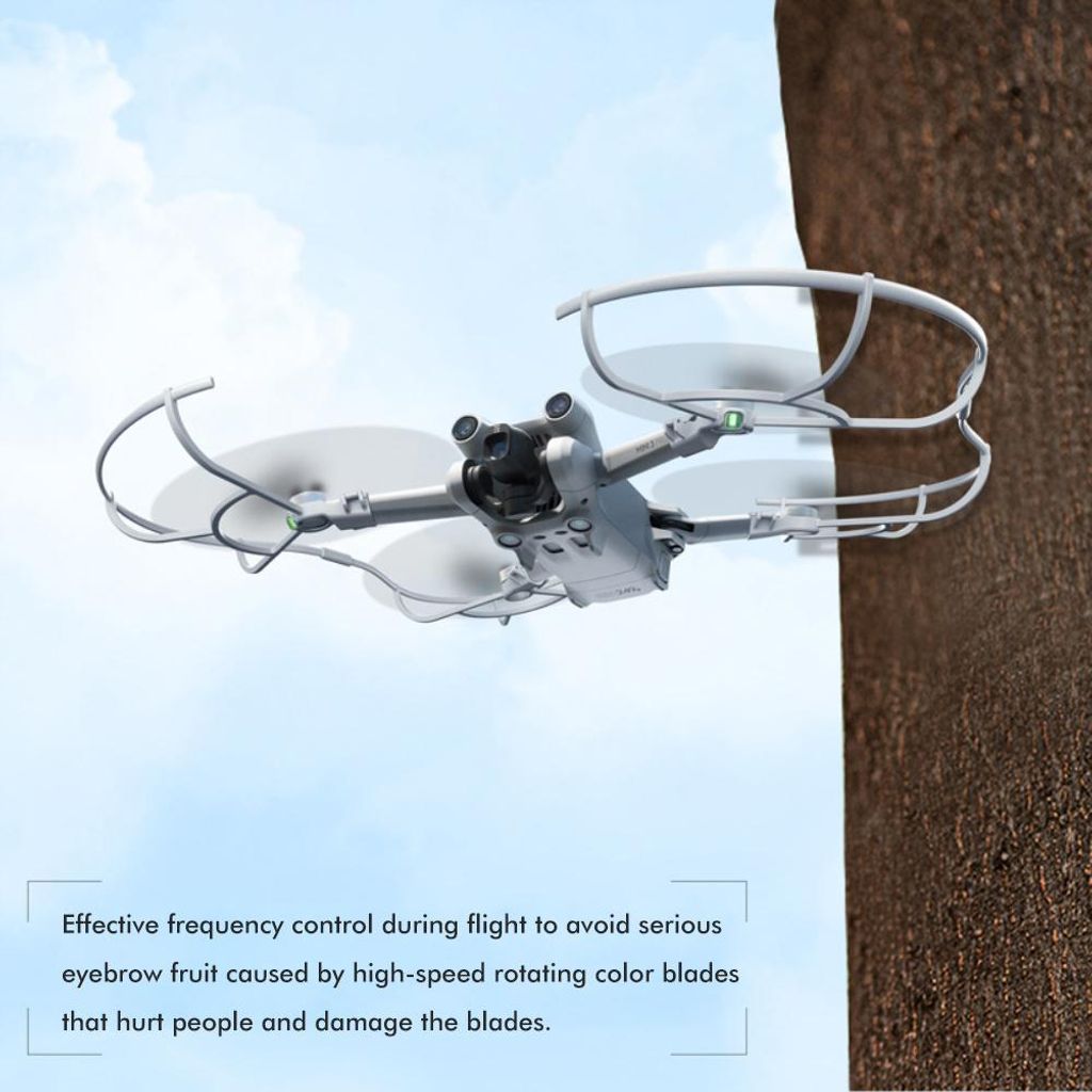 2 Stück Propellerschutz kompatibel für Mini 3 Pro Drone Prop Cover Klingenschutz Sicherheitszubehör