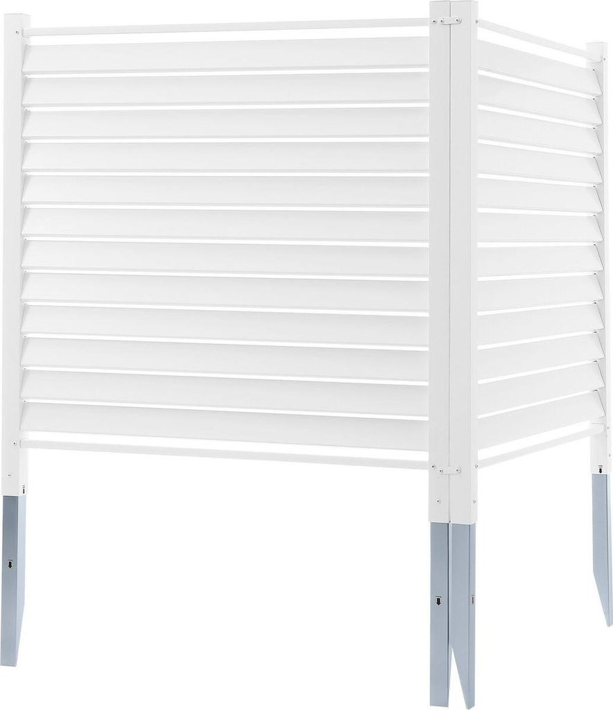 48" B x 48" H Vinyl-Sichtschutzzaunelemente, Klimaanlagenzaun, Sichtschutz für Mülleimer im Außenbereich, Abdeckung für Poolausrüstung, Sichts...