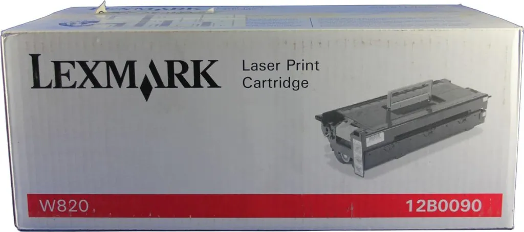 Toner Lexmark 12B0090 noir pour vos documents volumineux sur W820