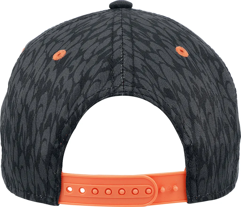 Regalo Idea: Cappellino Naruto Konoha Snapback Nero Arancio - 8
