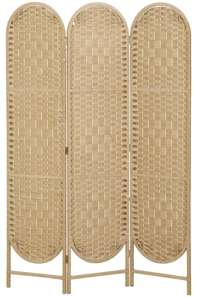 HOMCOM Paravent 3-teilig 120 x 170 cm Trennwand Faltbar Produktbild 