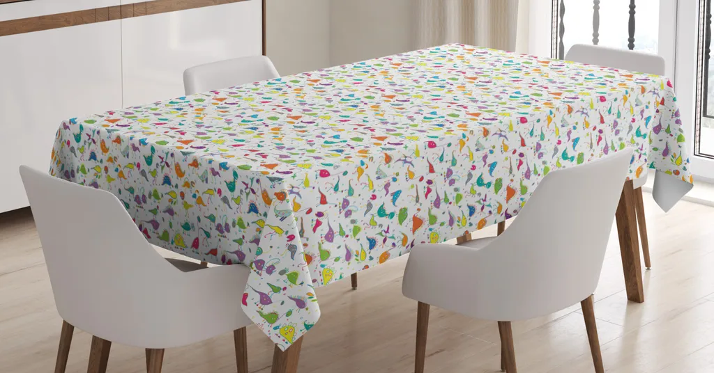 Tovaglia Cucina Dinosauri Colorati 140x170cm | ABAKUHAUS Originale