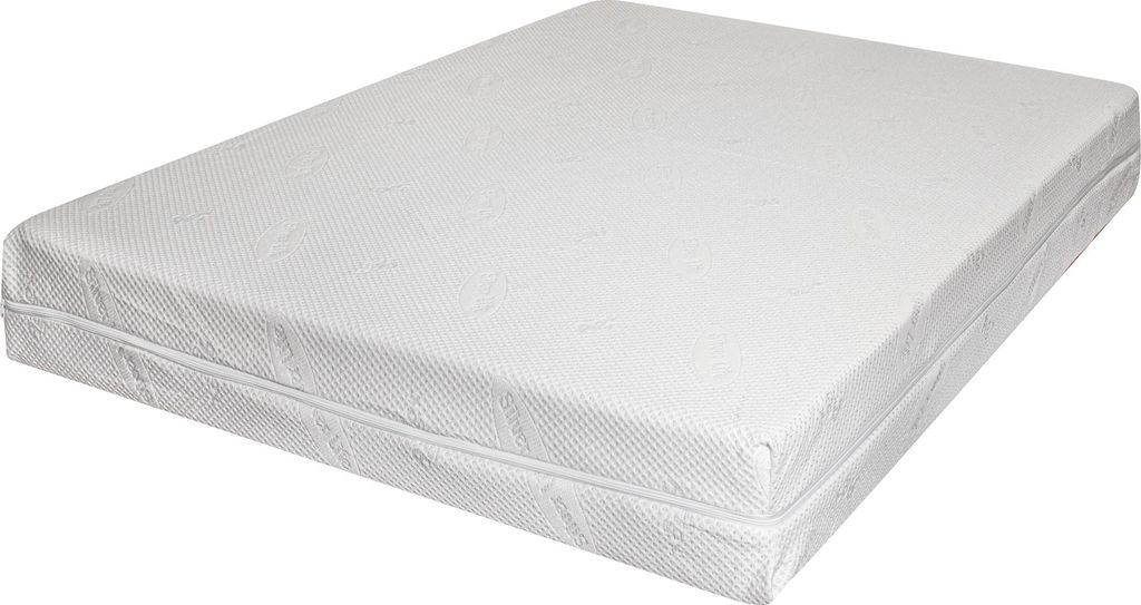 Dickes, gestepptes Matratzenbezug Silver mit antibakteriellen Silberionen 80x160x19