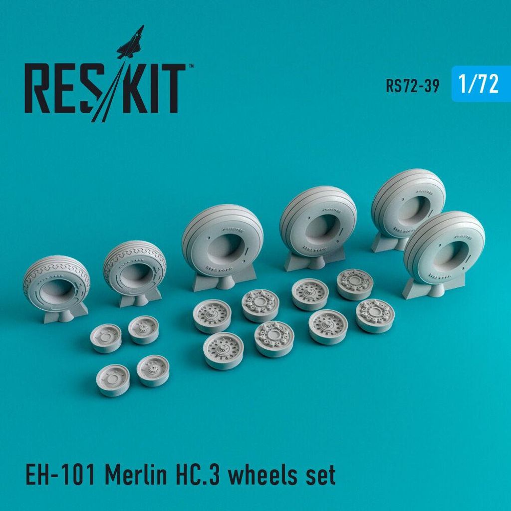 ResKit RS72-0039 - 1:72 EH-101 Merlin HC.3 wheels set