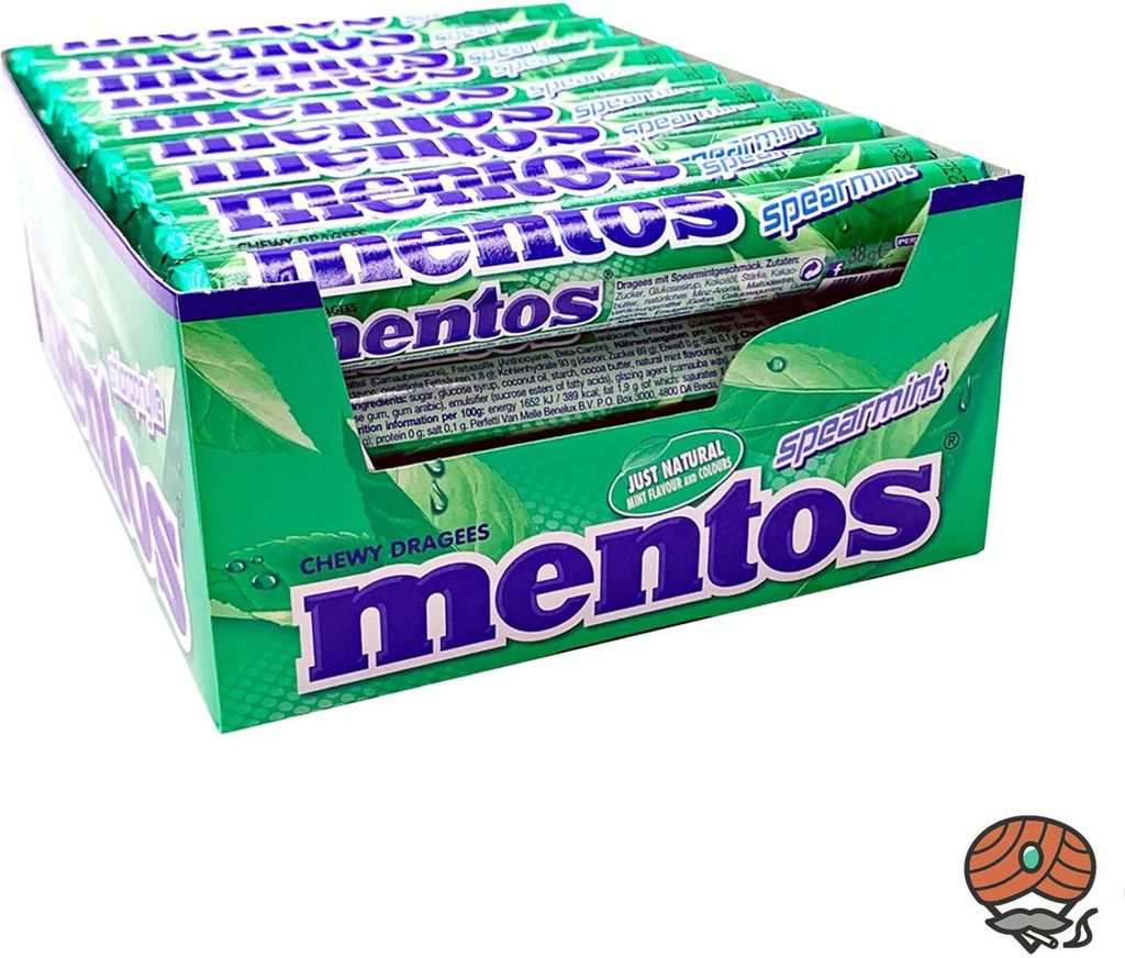 Menthe verte Mentos VPE (40x38g Packung) Image du produit 