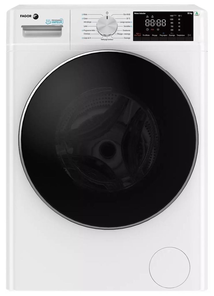 Fagor FLF1014SLIAW, Frontlader, 10 kg, C, 76 dB, 1400 RPM, Produktbild 