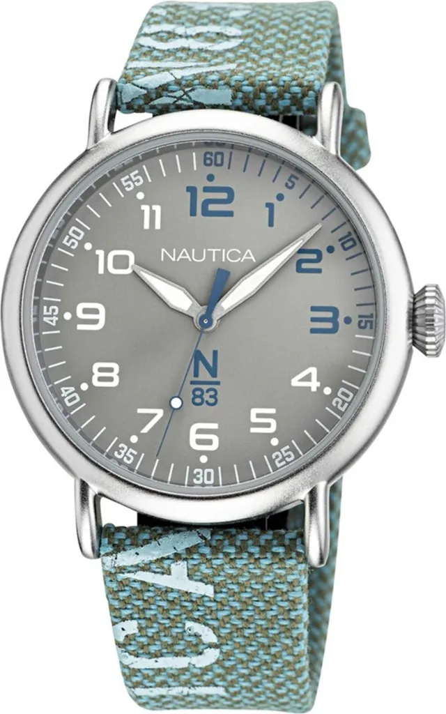 Nautica N83 NAPLSF019 Orologio Uomo Regalo Ideale: Blu e Argento