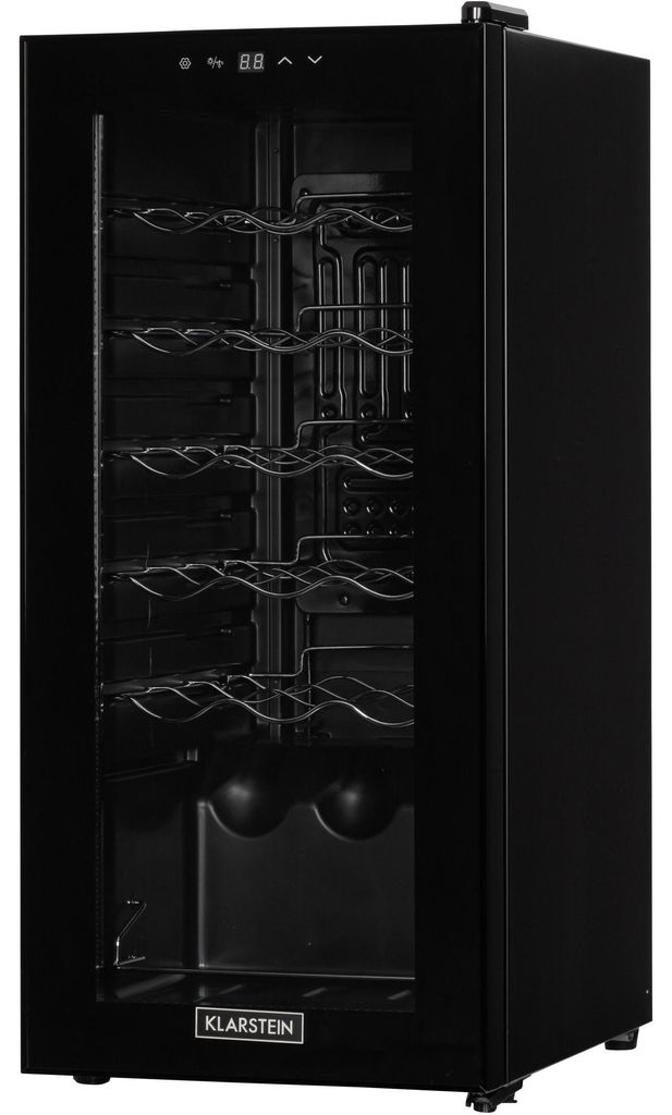 KlarsteinShiraz 18 Slim Uno, chłodziarka do wina, 50 l, 18 Zdjęcie produktu 
