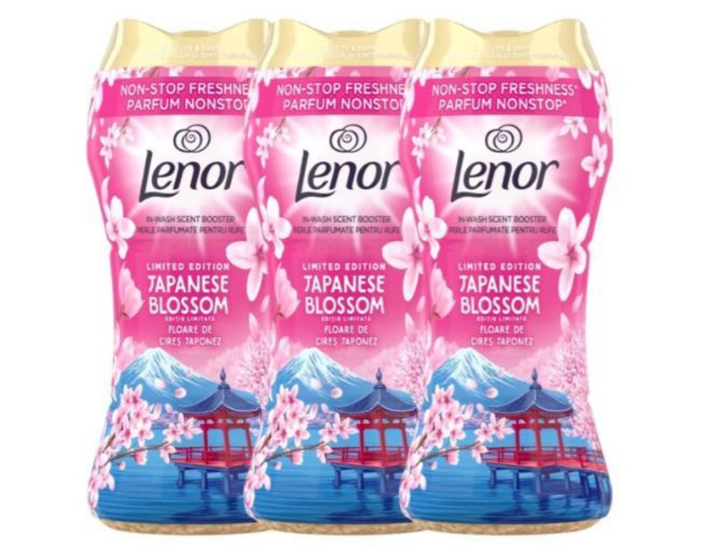 Lenor Japanese Blossom Wäscheparfüm 3x195 g Produktbild 