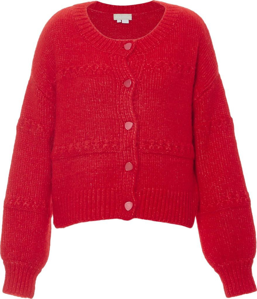 Jalene damen pullover - rot, XL/XXL