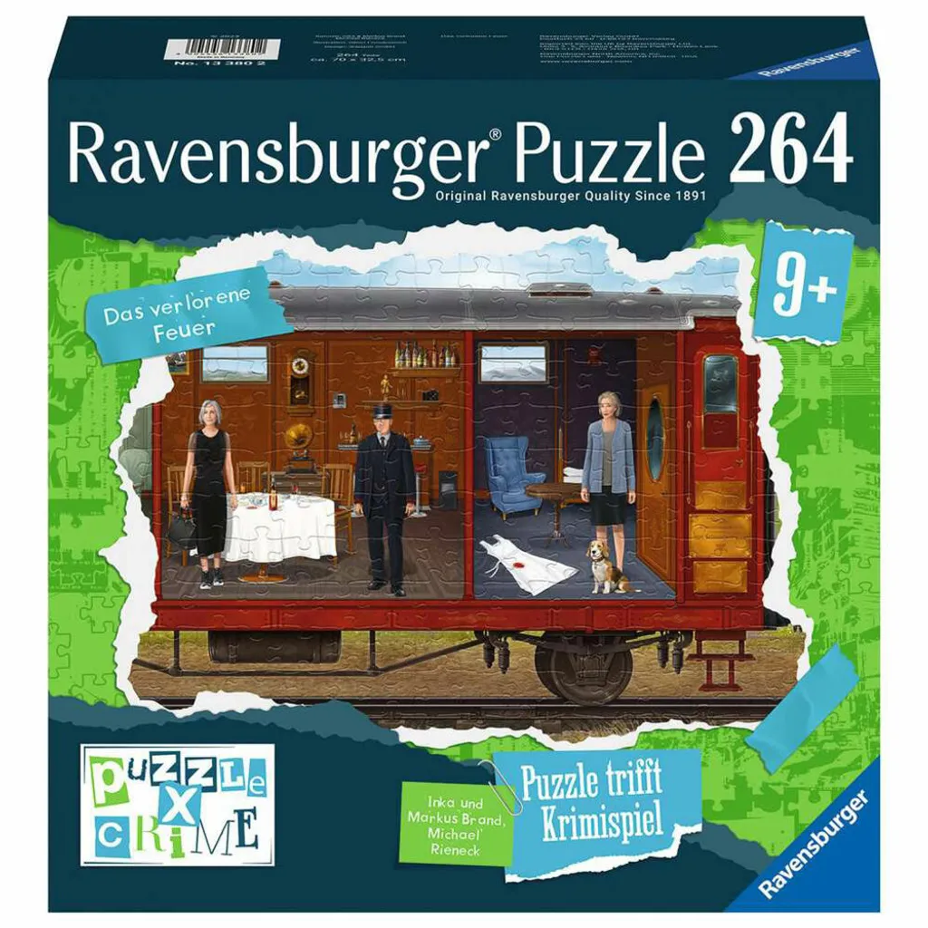 Puzzle X Crime Kids Le feu perdu 13380 - Occuper son enfant sans écrans