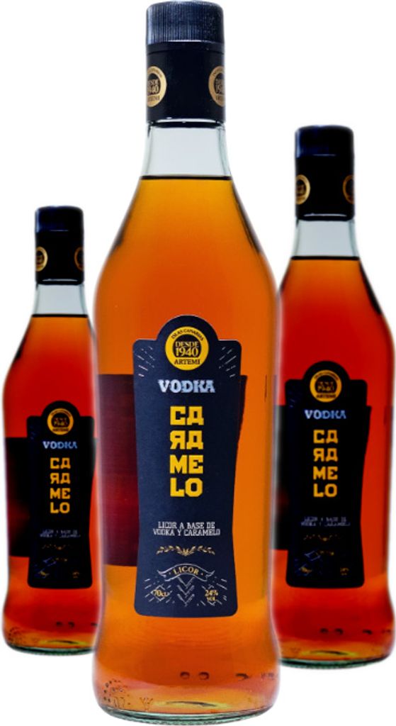 3 x Artemi Vodka Caramell Produktbild 