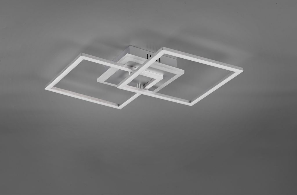 Moderní stropní svítidlo s integrovanou LED VENIDA stříbrná Obrázek produktu 4