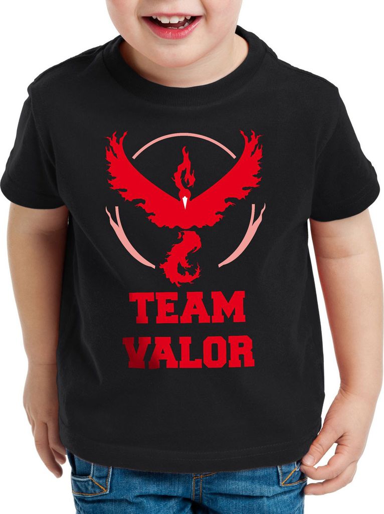 BaumwolleCloud Team Valor Kinder T-Shirt Rot Red Wagemut