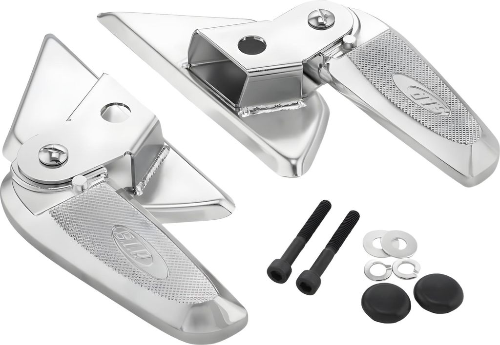 Fußrasten SIP Style klappbar Aluminium chrom für Vespa LX, LXV, S 50-150ccm