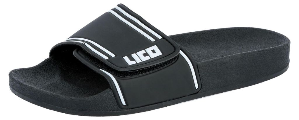 Lico Coast V sandały kąpielowe w dużych rozmiarach czarne Zdjęcie produktu 